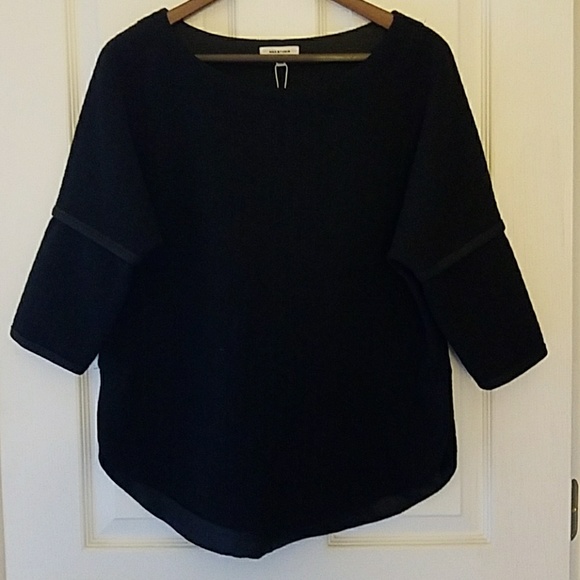 Max Studio elegant 3/4 sleeve black top - Picture 6 of 6